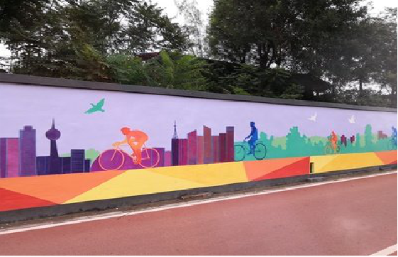 肥东墙体彩绘-围墙