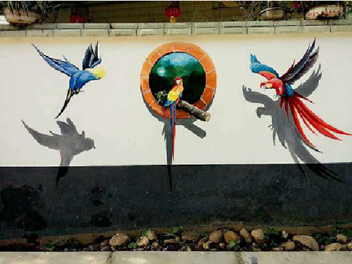 肥东视觉错位-3D墙绘设计