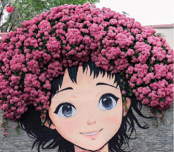 肥东墙体彩绘-网红墙打卡