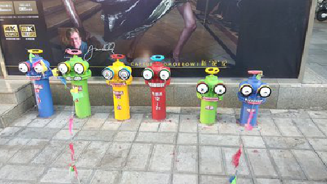 肥东商业区彩绘