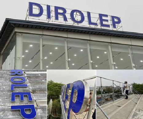 肥东楼顶发光字安装的注意事项。